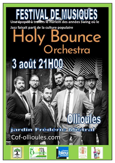 Holy Bounce Orchestra festival Musique Ollioules