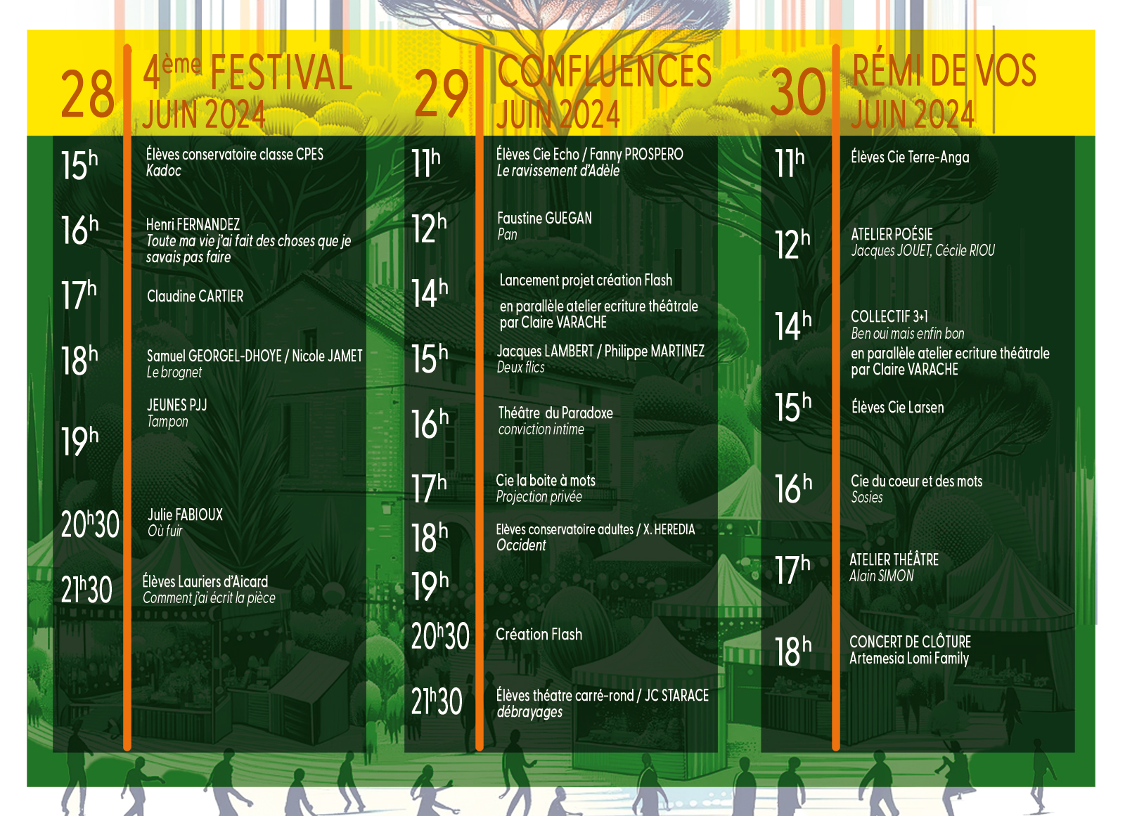 festival confluences de la garde 2024 du 28 au 30 juin 2024