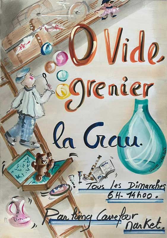 vide grenier et brocante Var