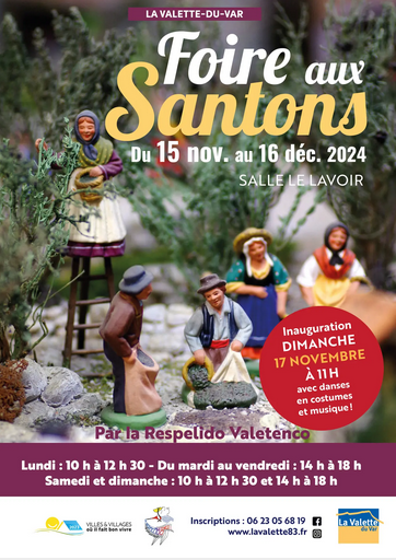 Foire aux santons dans le Var à la Valette-du-var