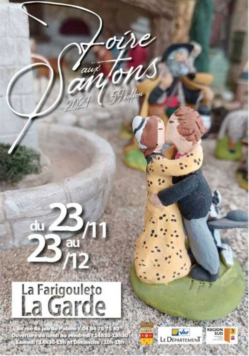 foire aux santons dans le Var à la Garde 2024