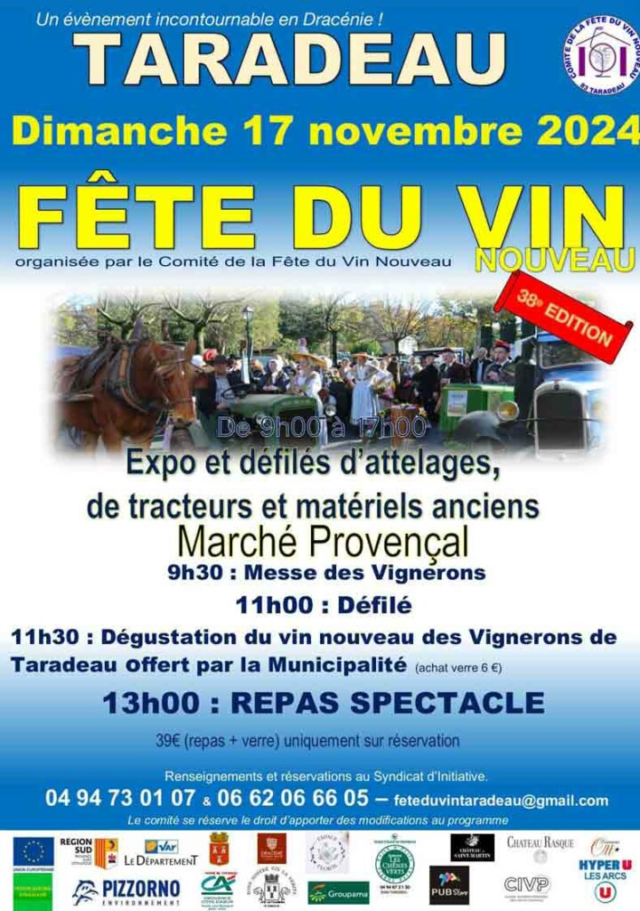 fête du vin Taradeau