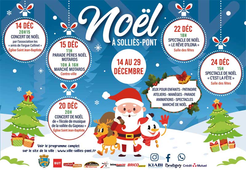 Noël 2024 dans le Var Solliès-Pont